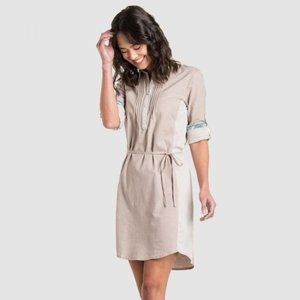 Kuhl Womens S Tan Button Front Long Sleeve Kiley S